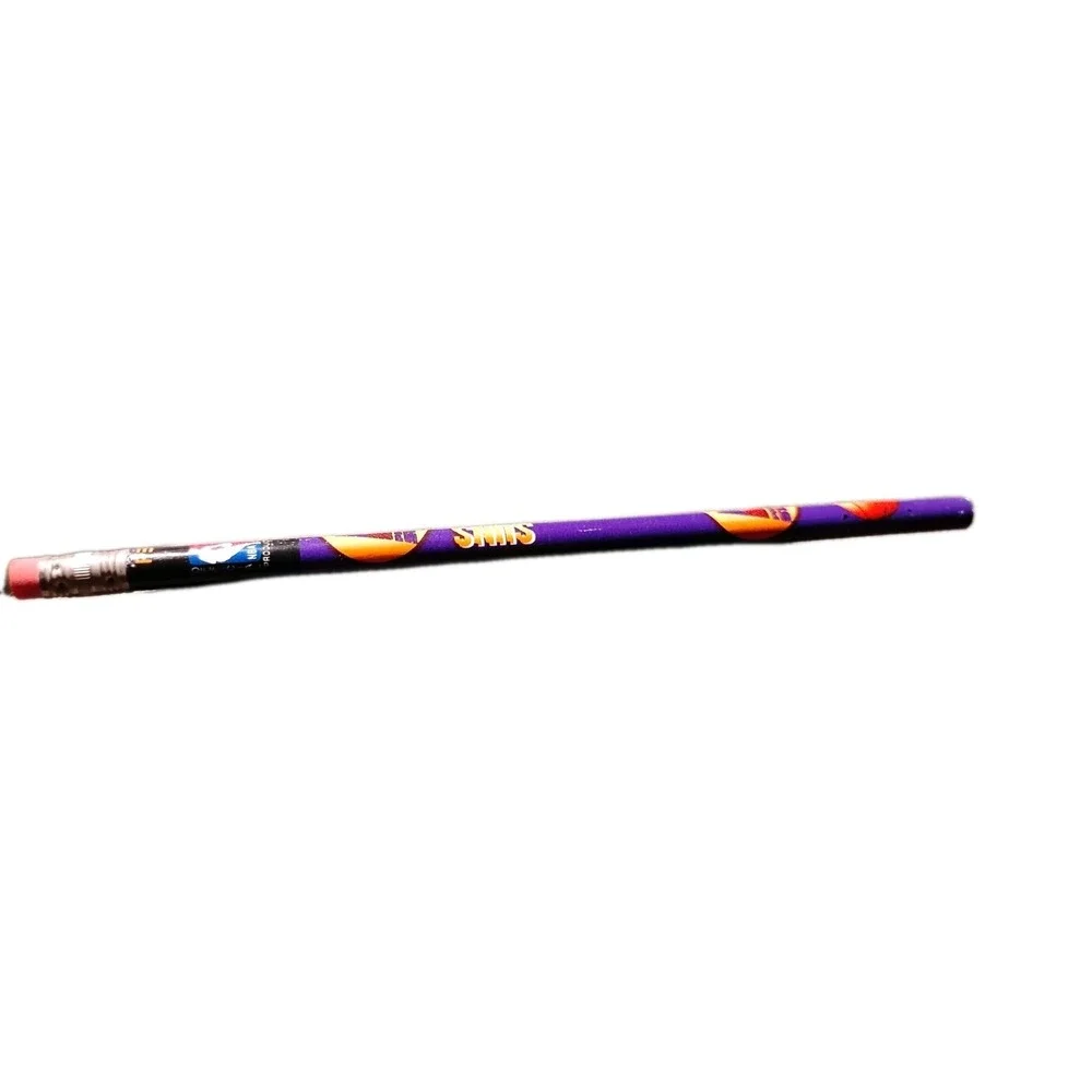 Vintage 1990s PHOENIX‎ SUNS Pencil  Purple NBA Official. Lic. Unsharpened Unused